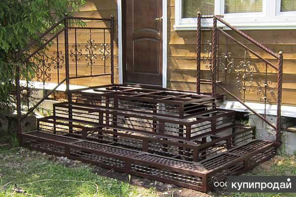 Как сделать металлическое крыльцо Как сделать металлическое крыльцо