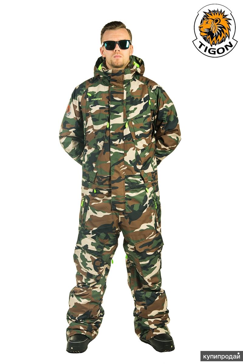 Мужской сноубордический комбинезон TIGON MILITARY