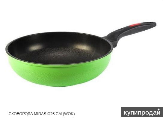 Сковорода с керамическим покрытием Diamond, 26 см. (wok)