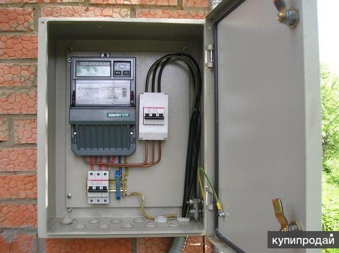 Монтаж эл щита 380в