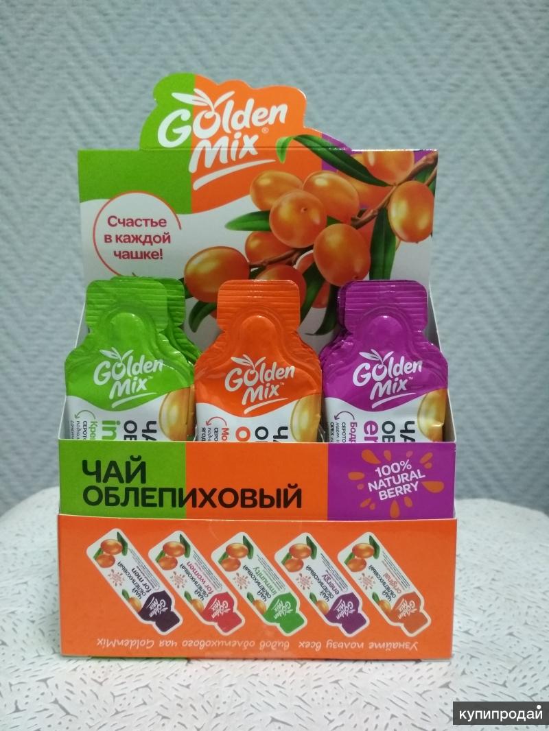 Чай облепиховый Т.М GoldenMix (3х5шт.)