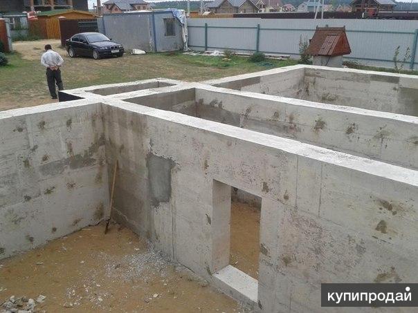 Цокольный этаж под ключ. Погреб монолитный ЖБИ.