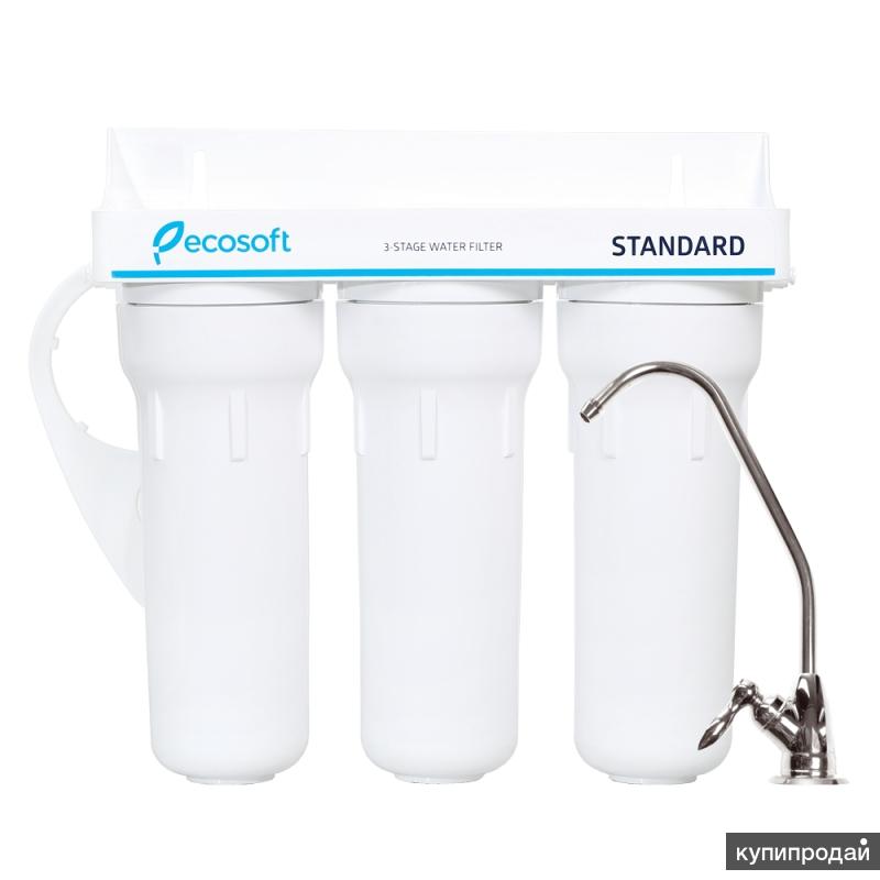 Фильтр для воды ECOSOFT Standart 3-ступенчатый под мойку