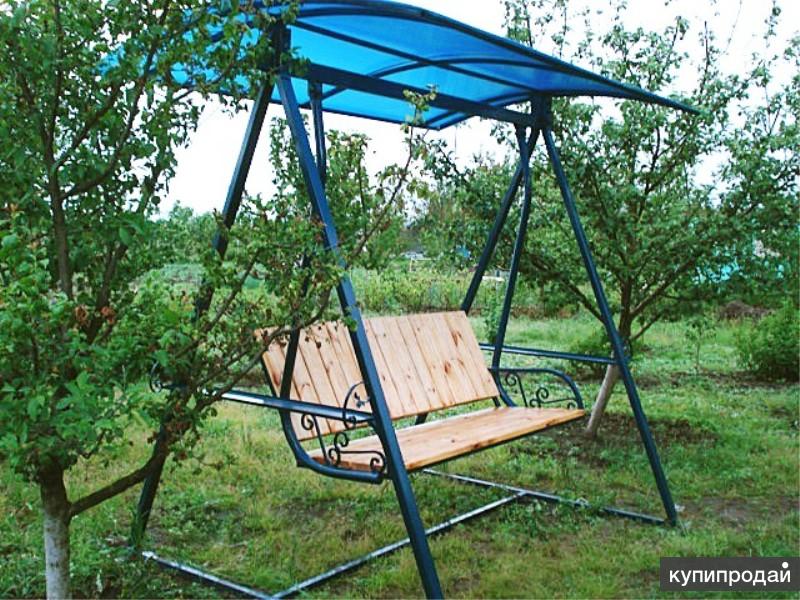 Качели садовые своими руками из металла чертежи