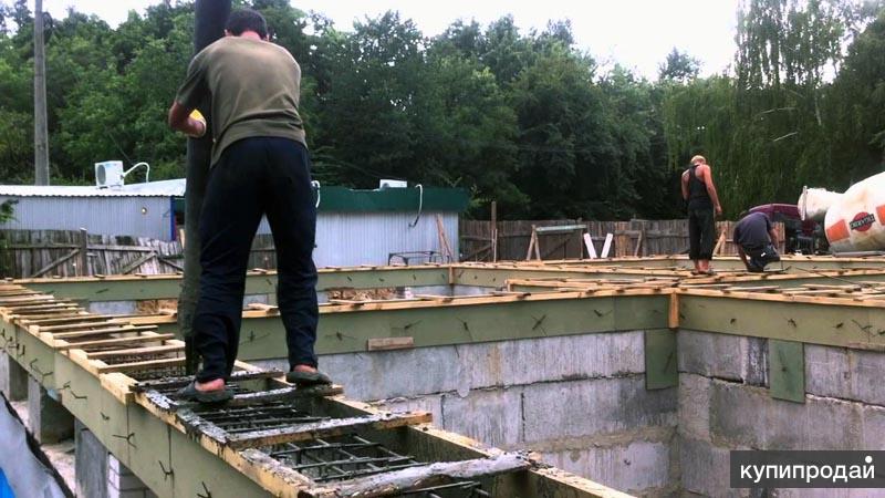 Заливка фундамента, монтаж блоков плит в Пензе, фундаменты Пенза