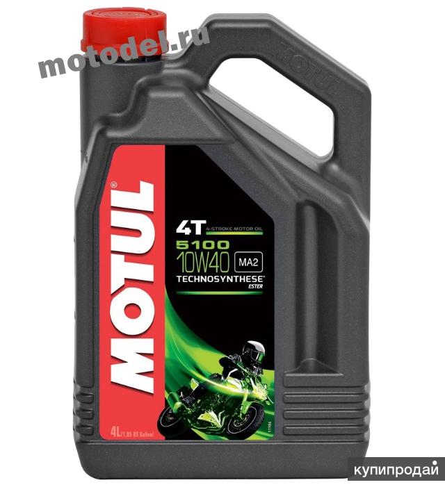 Моторное масло для мотоциклов Motul 5100 4T 10W-40, 4 литра