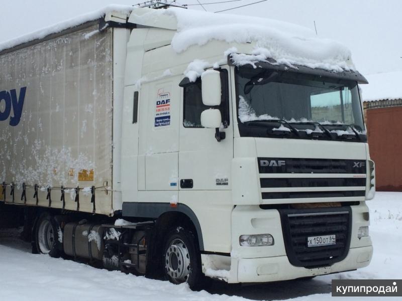 Продается НИЗКОРАМНЫЙ тягач DAF XF105 (2013 г.) в сцепке c полуприцепом KRONE SD