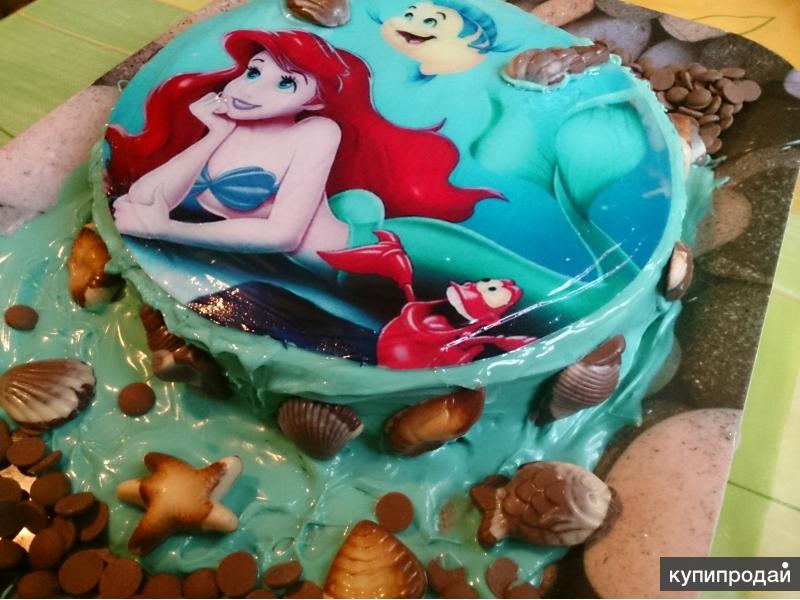 Сахарная и вафельная фотопечать на торт и кап-кейки