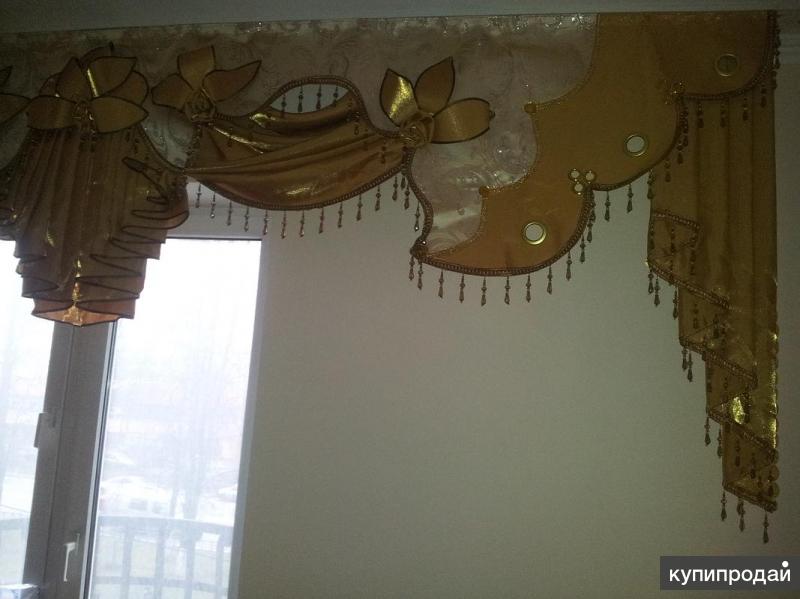 Пошив штор и покрывал, карнизы, жалюзи, плиссе