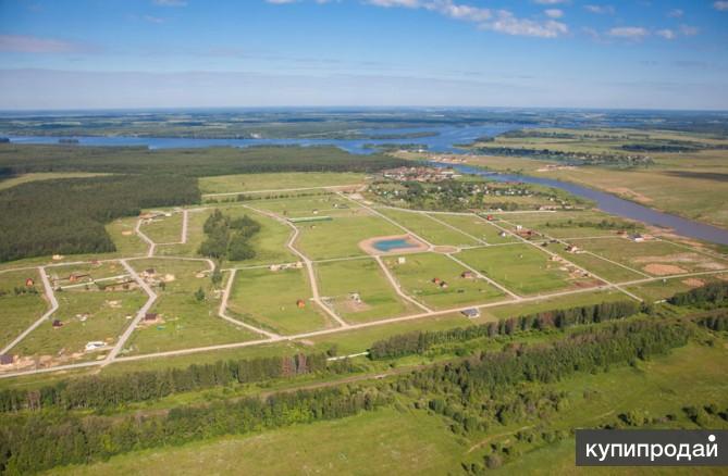 участок в коттеджном поселке Эра,свет 15квт,подвод газа ,лодочная стоянка подезд