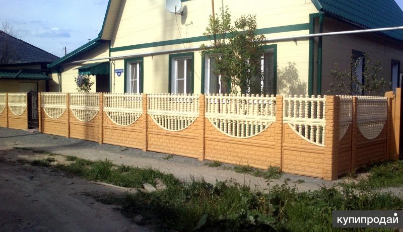 Бетонные заборы из европанелей