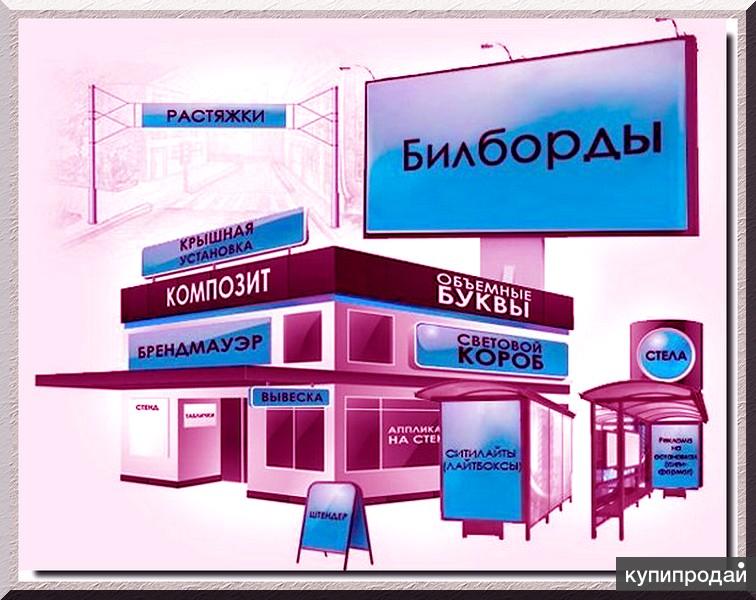 Изготовление наружной рекламы