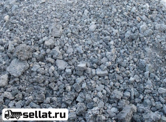 Щебень из доменного шлака