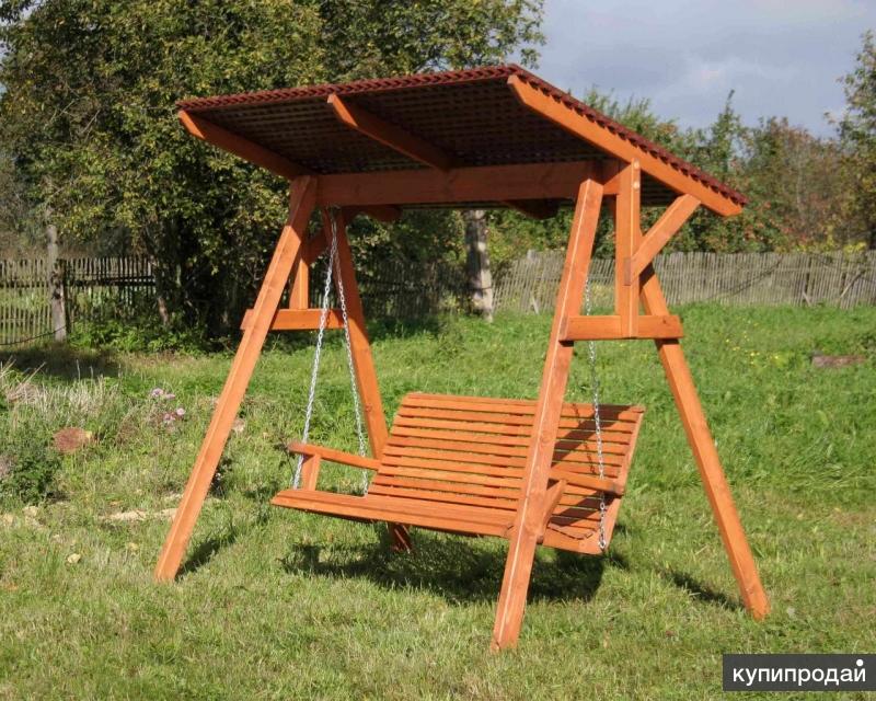 Садовые Качели Деревянные Купить В Пензе