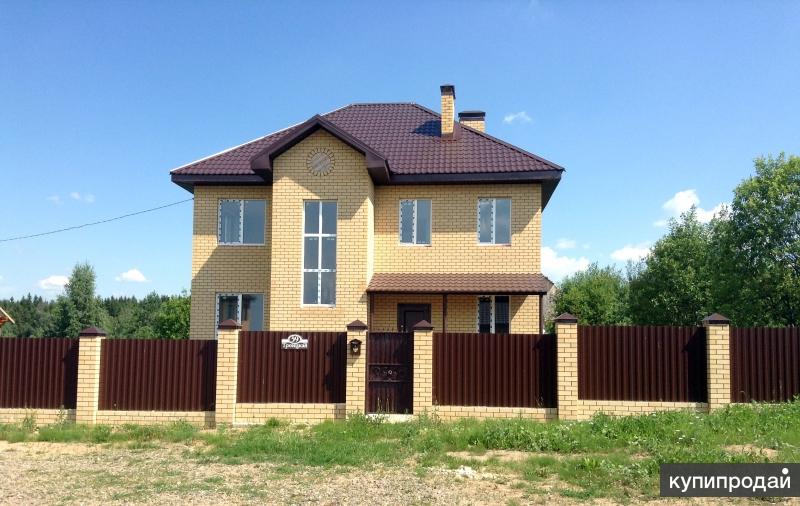 Новый 2-х этажный каменный коттедж на участке 10 соток в Александрове