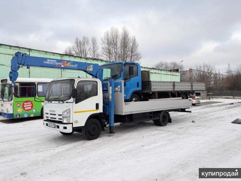 Isuzu Elf 7 тонн Манипулятор эвакуатор