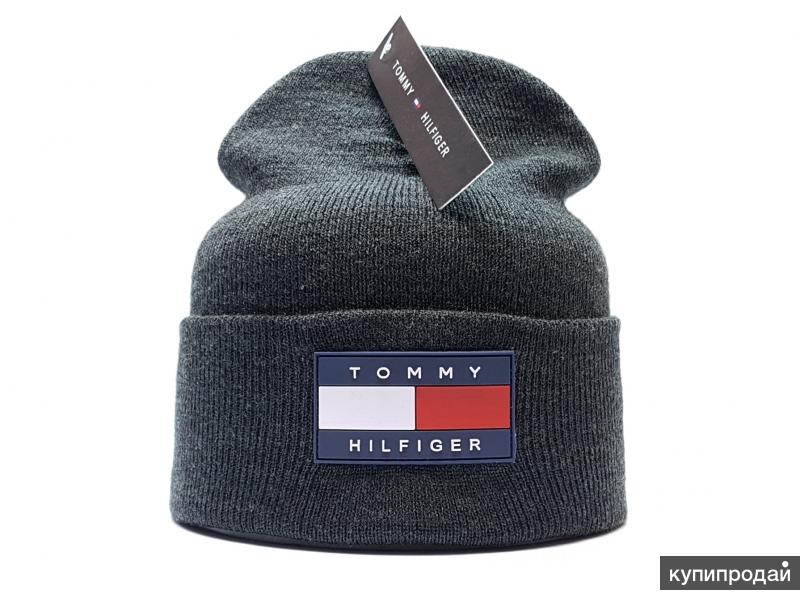 Шапка Tommy Hilfiger серый