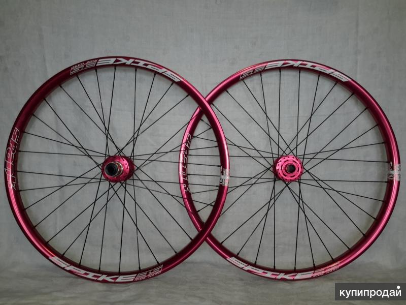 Колёса 26 Spank Spike evo 35 Ride Hard. Втулки Reverse evo 9.