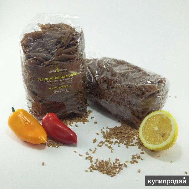Макароны из полбы "Перья", 400 гр.
