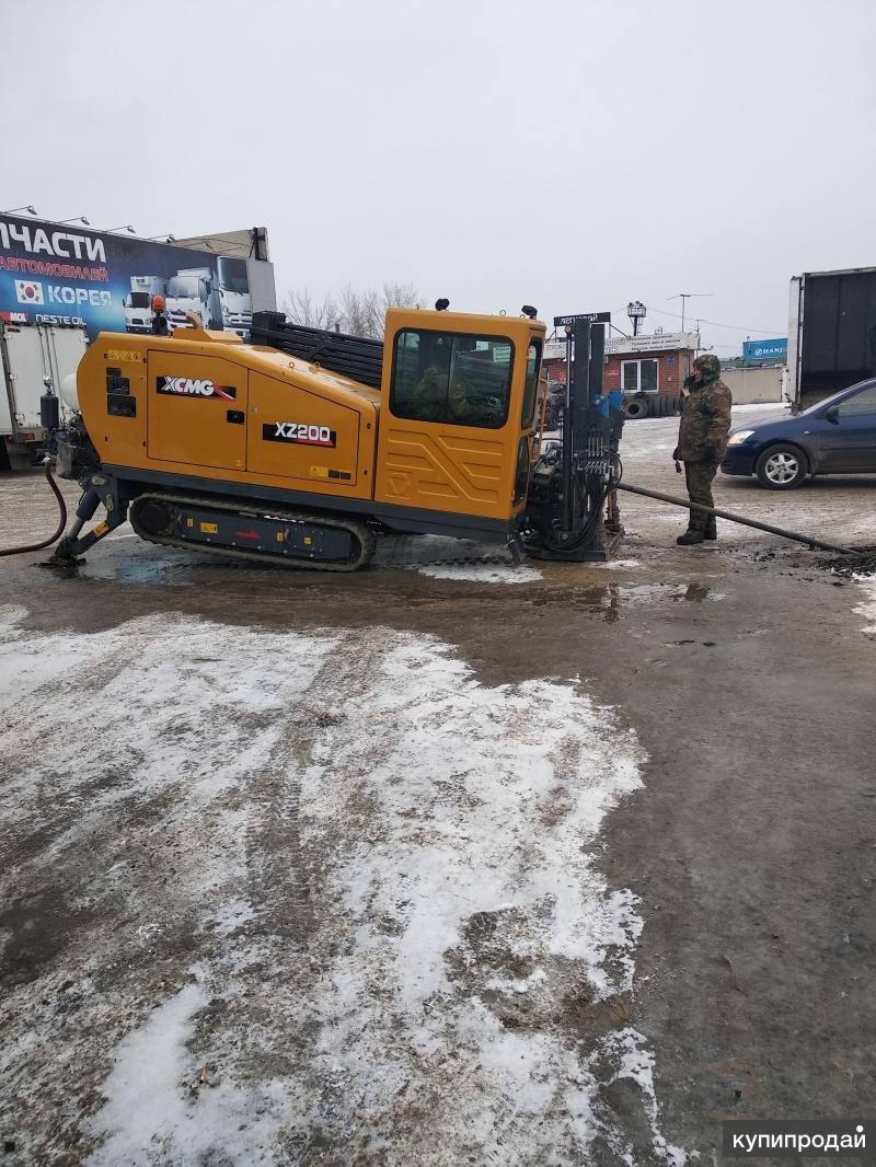 Бестраншейная прокладка водопровода (методом ГНБ, Крот) в Бердске