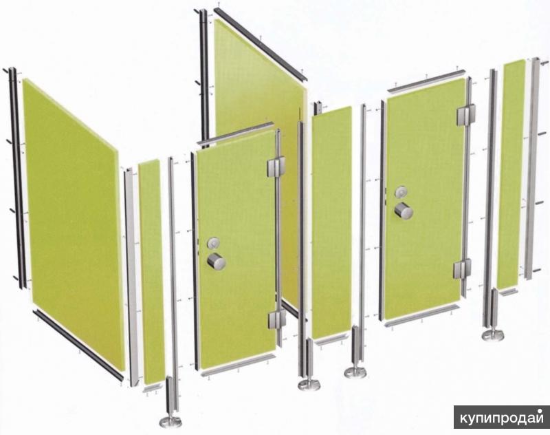 Из чего делают перегородки в общественных туалетах