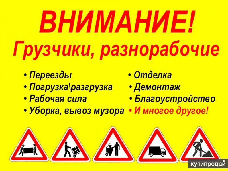Грузчики, Разнорабочие