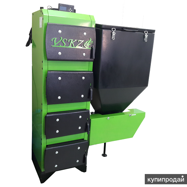 Автоматичекий котел ВСКЗ GREENEKO-LUX 50 кВт, до 500 м2, Омск, в наличии