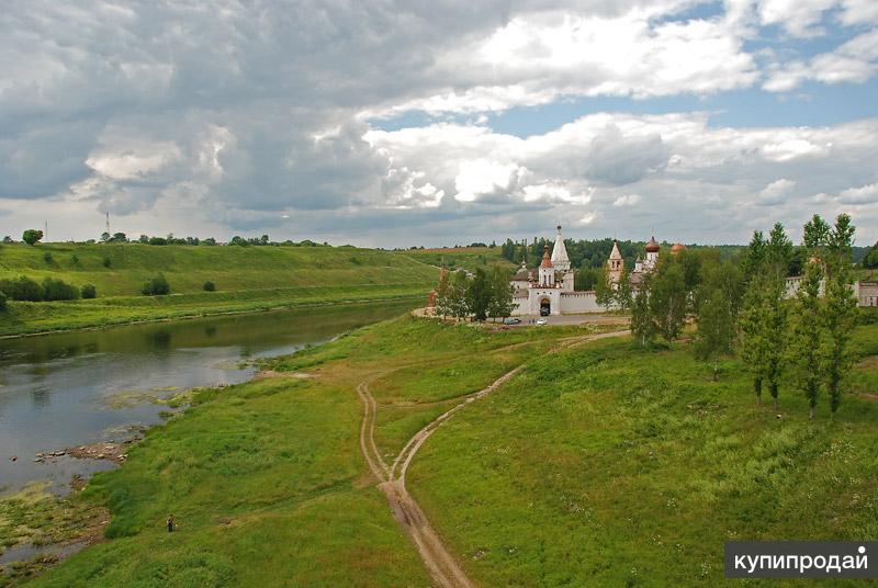 Тверская область 4. Деревня Старица Тверская область. Крепость Старица. Холм Старица. Старицкий монастырь вид с моста.