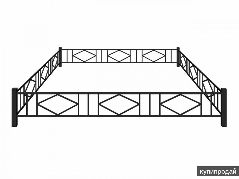 Дизайн оградки на могилу