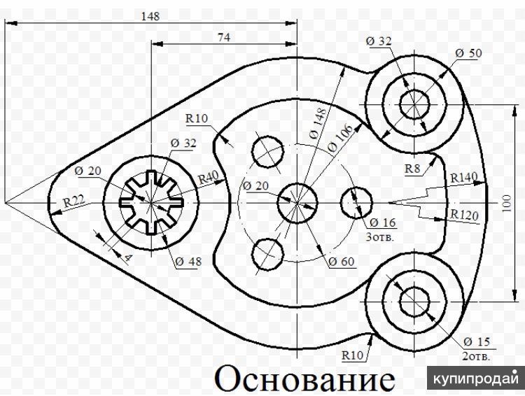 Готовые чертежи автокад