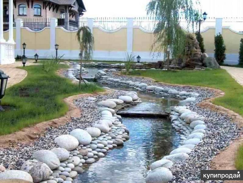 Ландшафтный,отделочный камень,песчаник, галька, валун