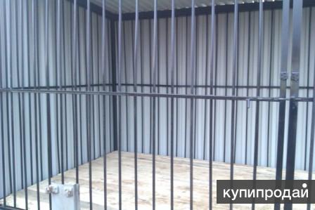 Вольер из прутьев