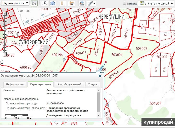 Кадастровая карта черемушки