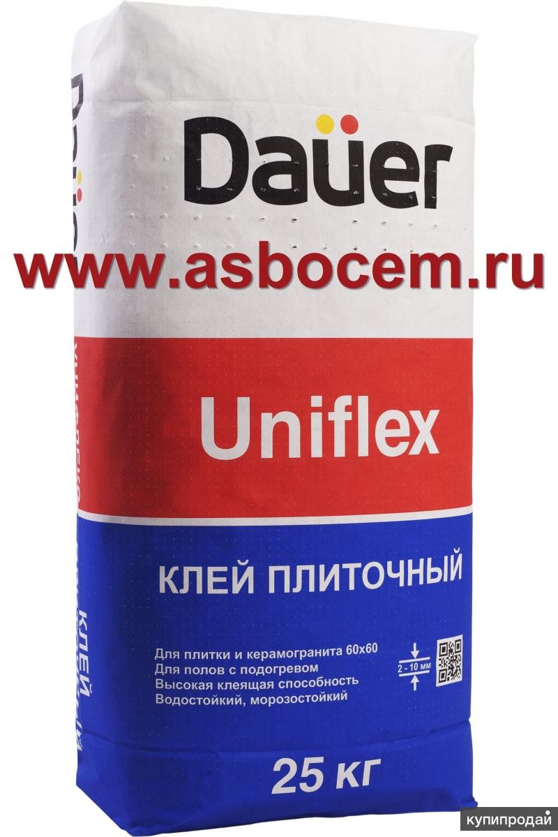 Плиточный клей Uniflex "Dauer". Мешок 25кг. Немецкое качество