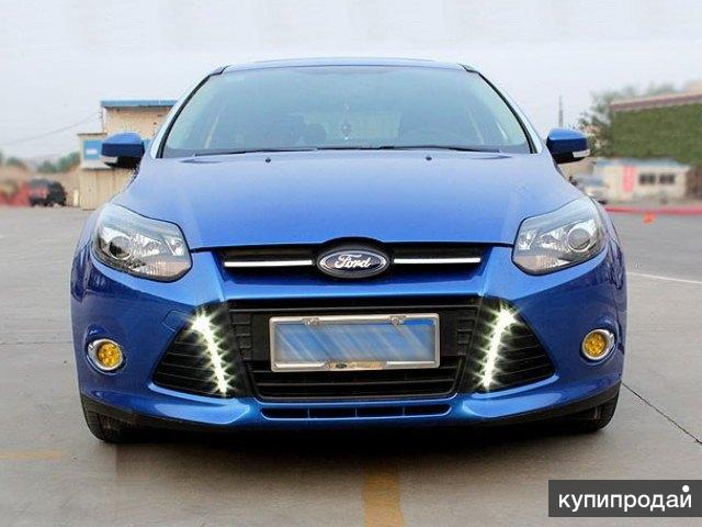 Дневные ходовые огни Ford Focus 3 вертикальные