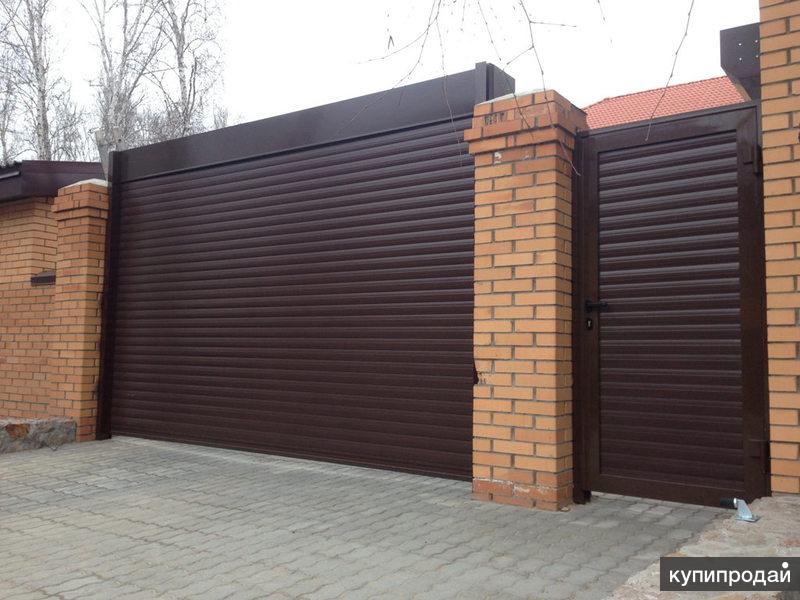 Рольворота въездные