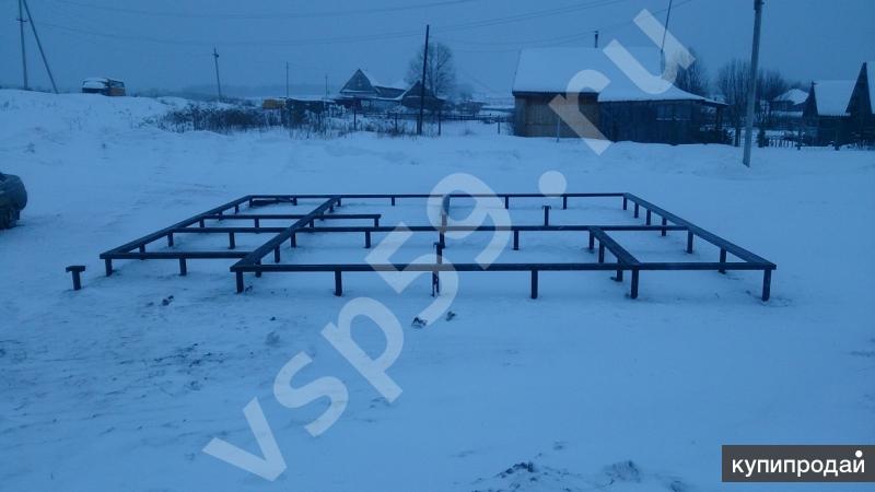 Фундамент на винтовых сваях