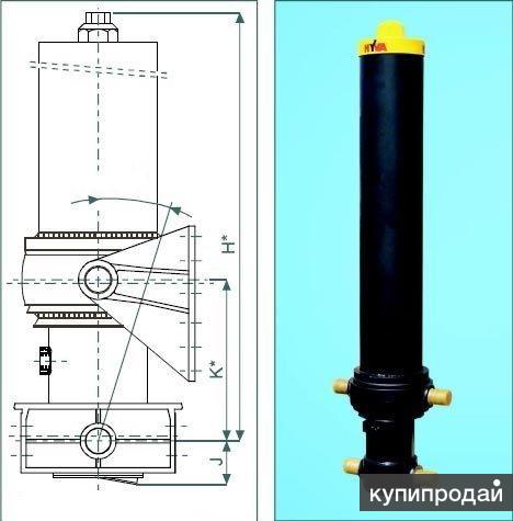 Телескопические подъёмные цилиндры