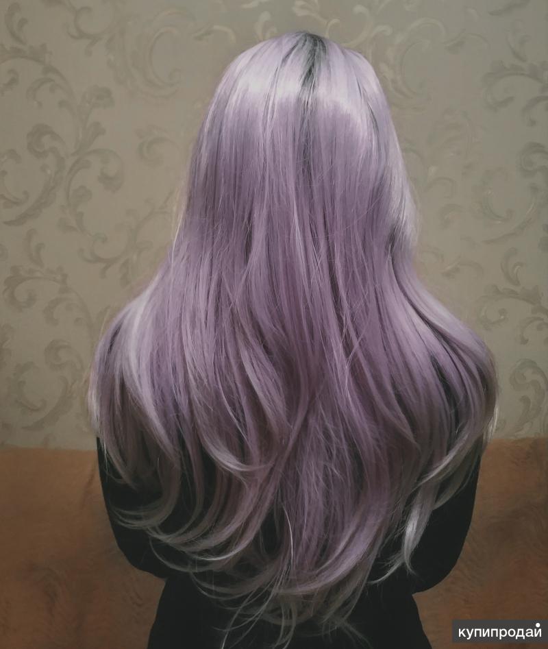 Пепельно лиловый цвет волос фото до и после окрашивания