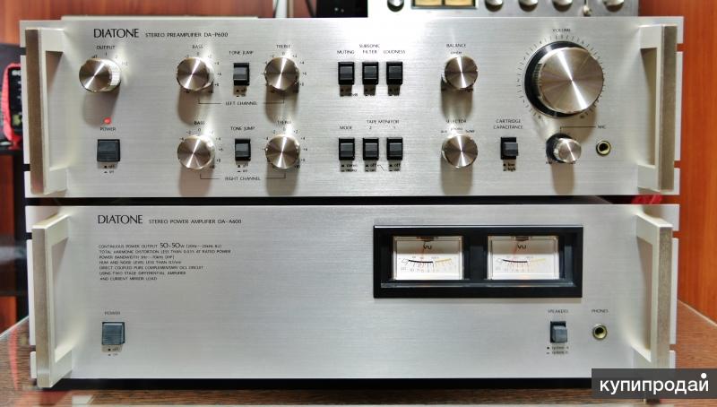 Diatone DA-P600/DA-A600 усилитель. 2 блока.