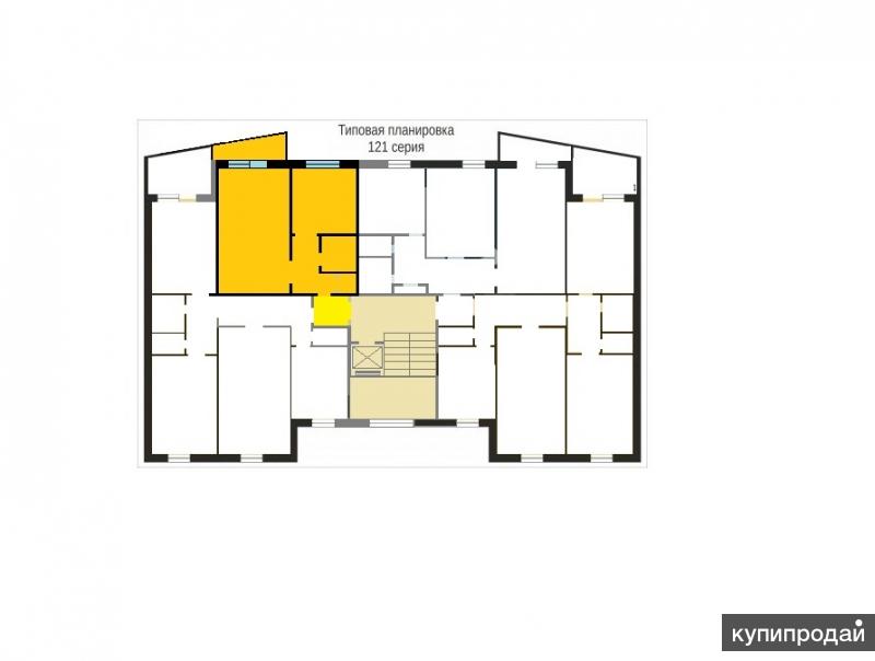 Квартиры 121 серии план