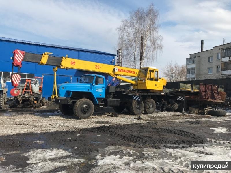 Урал 4320 Ивановец 25т 6х6 автокран