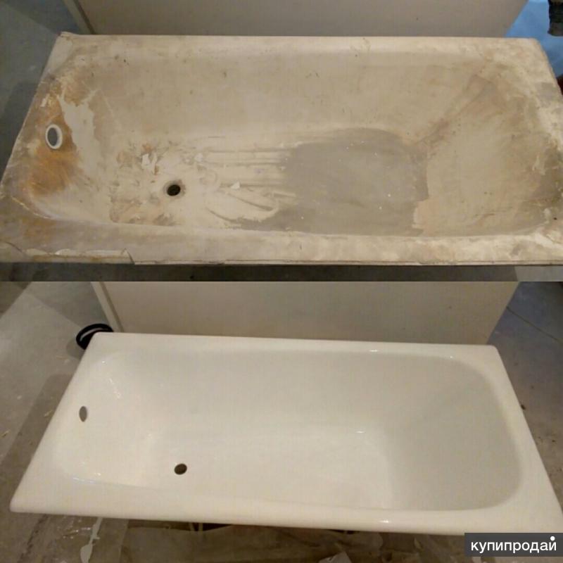 Реставрация стальной (металлической) ванны