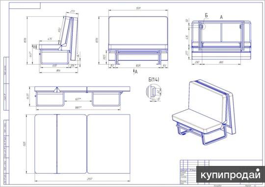 Раскладной диван в газель своими руками чертежи