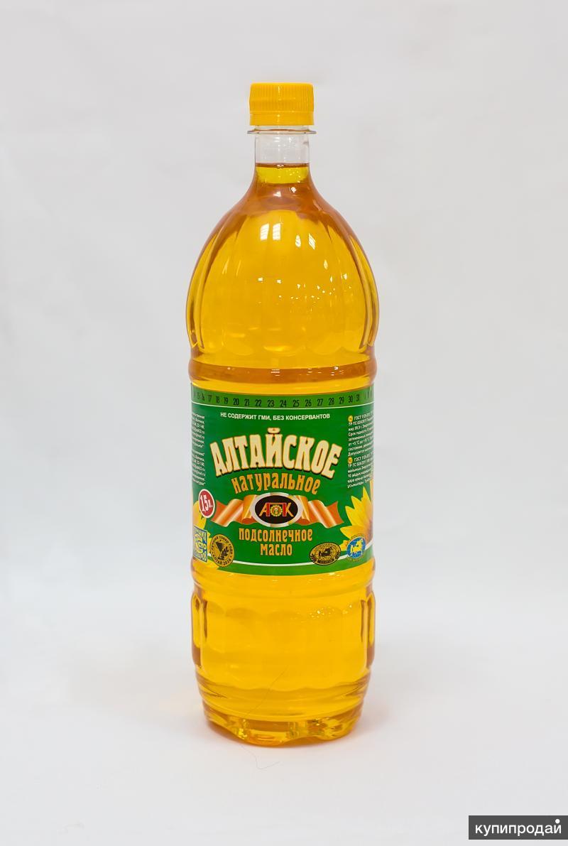Масло подсолнечное Алтайское натуральное в Барнауле