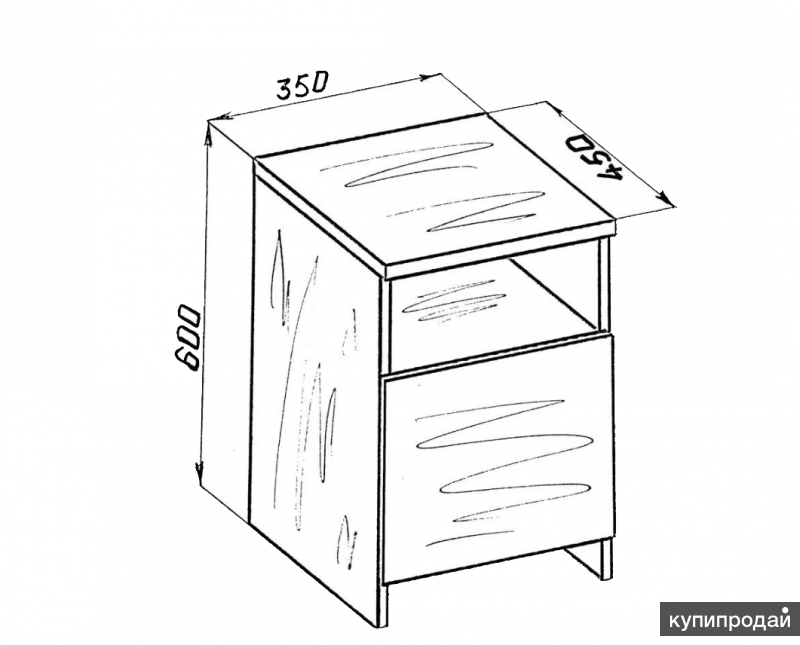 Тумба прикроватная схема сборки