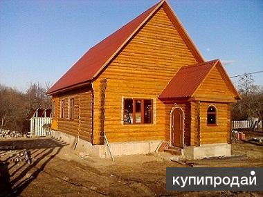 Срубы ручной рубки.