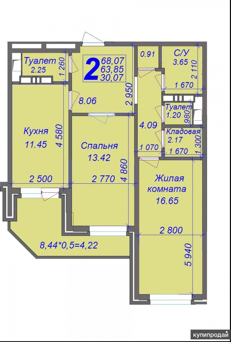 Купить 2 Х Комнатную Краснодаре