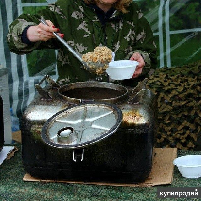 Армейская каша с полевой кухни