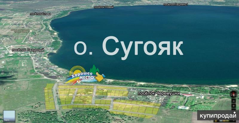Карта глубин озера сугояк